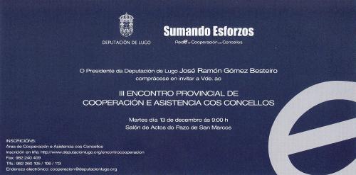 imaxe da invitación aos encontros